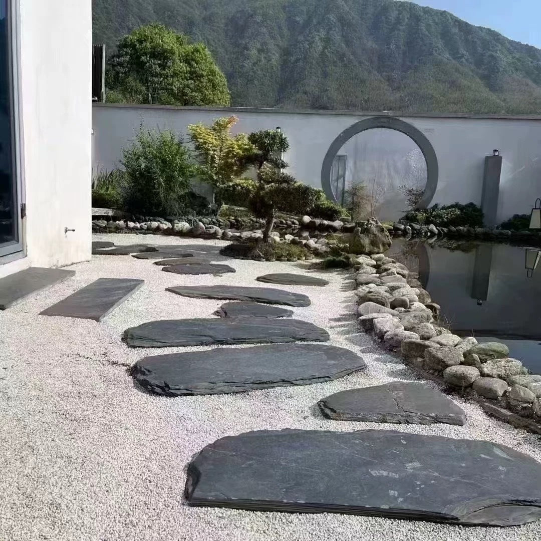 Natural Bluestone Stepping Stones for Garden & Landscape