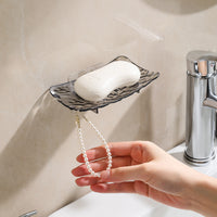Wall-Mounted Soap Dish with Drainage for Bathroom and Home