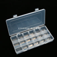 4-Layer Transparent Storage Box with 72 Compartments for Fishing Lures and Small Parts