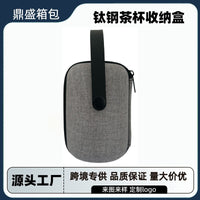 EVA Portable Tea Set Carrying Case for Outdoor Camping Ceramic and Glass Cups