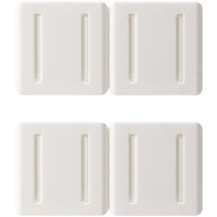 FaSoLa Wall-Mounted Power Strip Fixator & Router Organizer, No-Drill Adhesive Cable Management