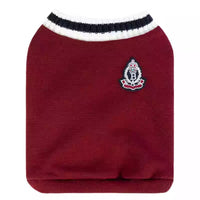 Pet Dog Winter Sweater College Style Warm Clothes for Small to Medium Dogs