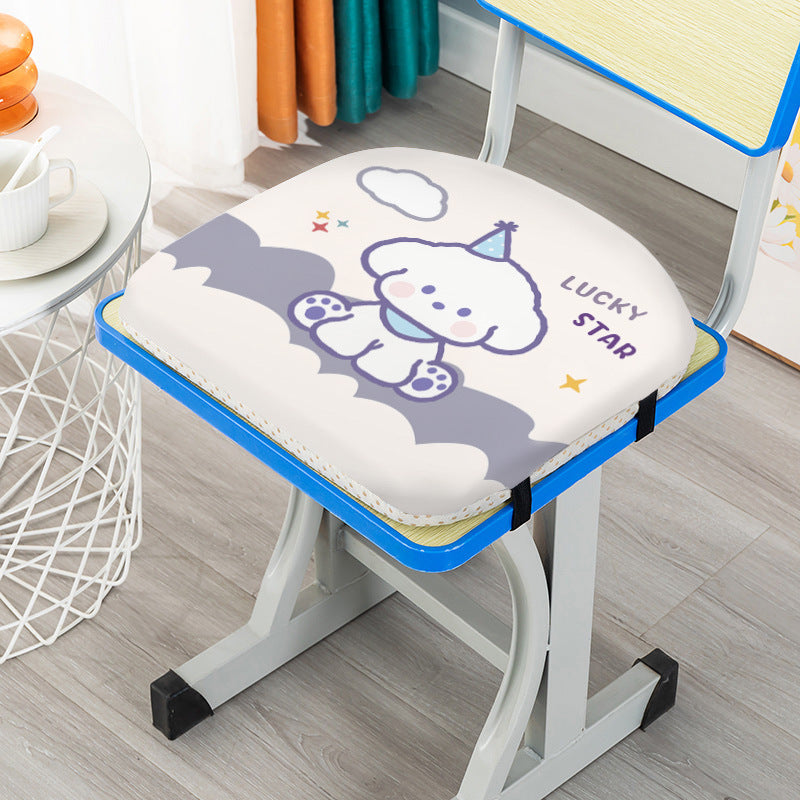 Memory Foam Student Seat Cushion with Buckle, Thickened for Chairs and Stools