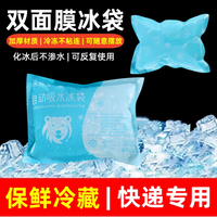 Self-Absorbing Reusable Ice Pack for Food and Beverage Transport