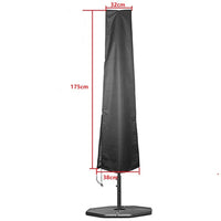 Outdoor Patio Umbrella Cover Waterproof Oxford Fabric Cantilever Banana Umbrella Rain Cover