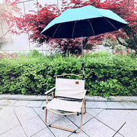 Portable Clamp-On Beach Umbrella for Camping & Fishing Chairs