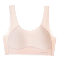 Teen Girls' Seamless Training Bra with Posture Correction and Silk Lining