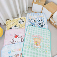 Cartoon Pet Cooling Mat for Dogs and Cats, All-Season Sleep Pad
