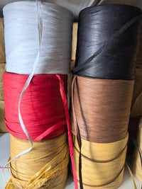 Flat Kraft Paper Rope for DIY Crafts, Gift Wrapping, and Lampshade Weaving - 1000m Roll