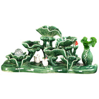 Miniature Tabletop Fountain Ornament for Fish Tank and Garden Landscaping