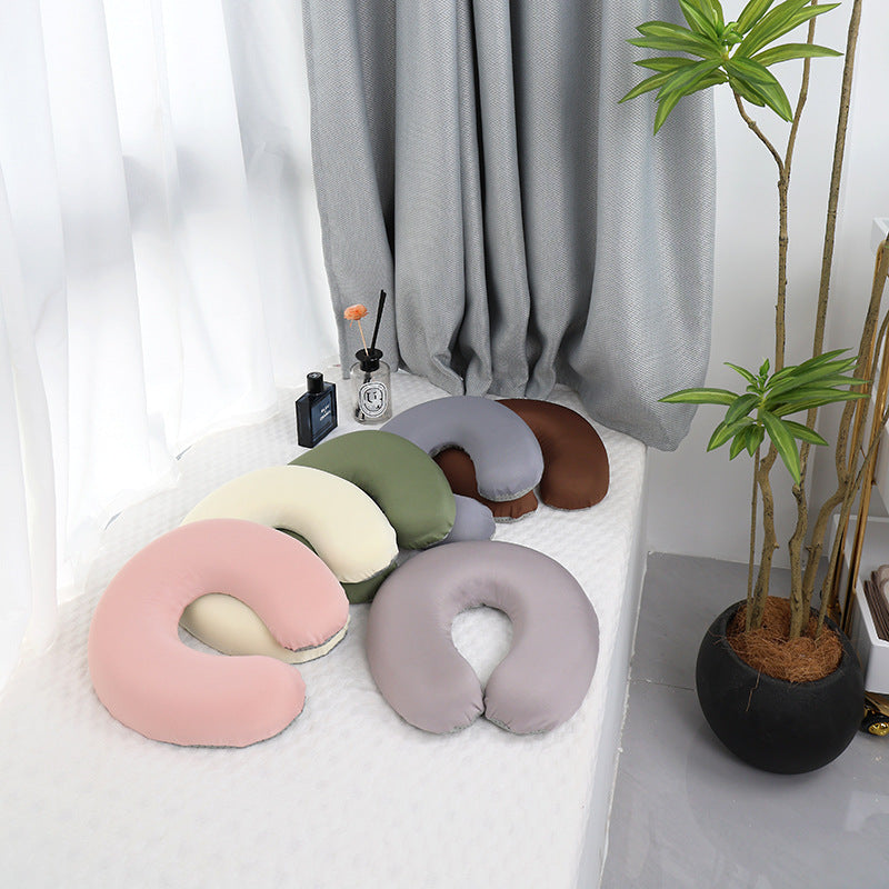 U-Shaped Beauty Salon Face Rest Pillow with Removable Milk Silk Cover