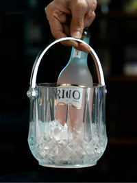 Acrylic Ice Bucket with Tongs for Bar KTV Home Use, 3L/5L