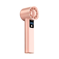 Portable Handheld Cooling Fan with Semiconductor Refrigeration, Digital Display, and Foldable Design for Outdoor Use