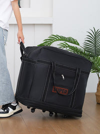 Extra Large Capacity Travel Duffel Bag with Wheels, Expandable Luggage for Outdoor Trips, Business, and Maternity