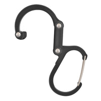 D-Ring Locking Carabiner Clip for Outdoor Tactical Gear, Hiking, and Keychains