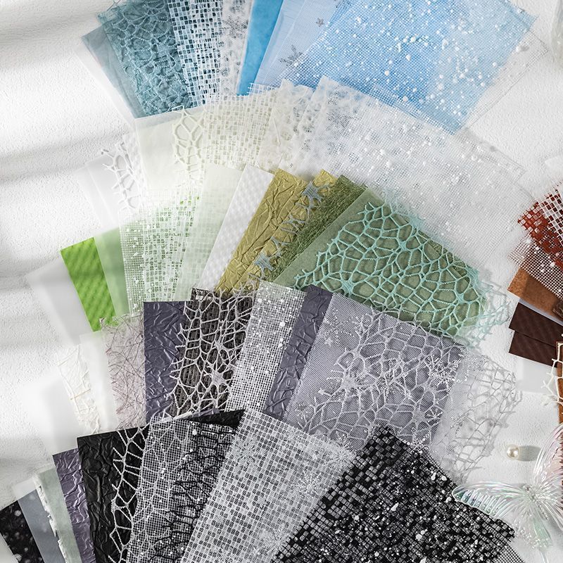 Vintage INS Style DIY Material Background Paper for Scrapbooking and Journaling - Decorative Aesthetic Paper