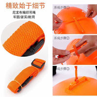 Thickened Dual Airbag Swim Buoy for Open Water Safety