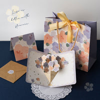 3D Pop-Up Floral Greeting Card for Festivals, Kids, and Thank You Notes