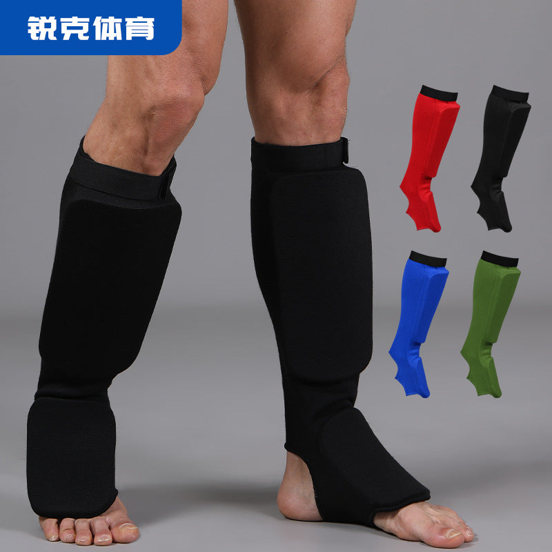 Martial Arts Shin and Instep Protector for Boxing Taekwondo Sanda Combat Training