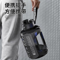 Large Capacity Water Bottle with One-Touch Lid for Sports and Fitness, High Temperature Resistant