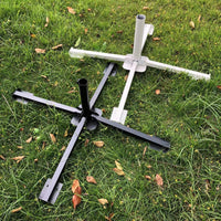Portable Cross Base for Outdoor Beach Umbrella, Quick Foldable Sunshade Stand
