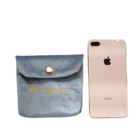 Vintage Embroidered Lipstick Pouch Small Portable Velvet Cosmetic Bag Sanitary Napkin Storage Organizer