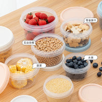 Salad Fresh-Keeping Container Set with Airtight Lids for Fruit, Lunch, and Freezer Storage