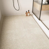 Non-Slip PVC Looped Coil Bath Mat for Shower Room and Bathroom Entrance, Customizable and Easy to Clean