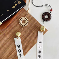 Vintage Chinese Style Wooden Wind Chime for Home and Garden Decor