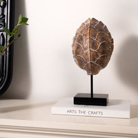 Modern Faux Tortoise Shell Sculpture Retro Home Decor Art Ornament