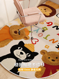 Cartoon Soundproof Chair Mat for Study Room and Bedroom