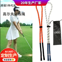 Golf Swing Practice Power Rope for Posture Correction and Rhythm Training Aid