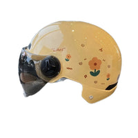 3C Certified Electric Scooter Helmet for Women, Four Seasons Universal, Sun Protection, Couple's Half Helmet