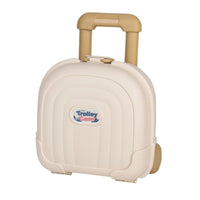 Cartoon Suitcase Gift Box Storage Organizer for Kids Toys and Birthday Presents, Retractable Handle