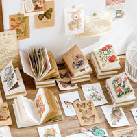 Vintage Fairytale Mini Scrapbook Material Set for Journaling and Decoration