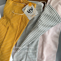 UV Protection Arm Sleeves for Women, Striped Sun Protection Cooling Sleeves