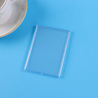 Ins Transparent Shell Card Brick Star Small Card Guka Storage Protective Case Buckle Hard Colored Plastic Card Brick
