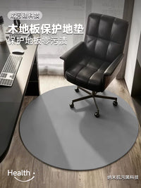 Anti-Stain Silicone Technology Round Chair Mat for Hardwood Floors - Wear-Resistant & Non-Slip