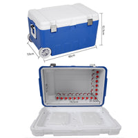 135L Outdoor Fishing Insulated Cooler Box for Food Delivery and Cold Chain Transport