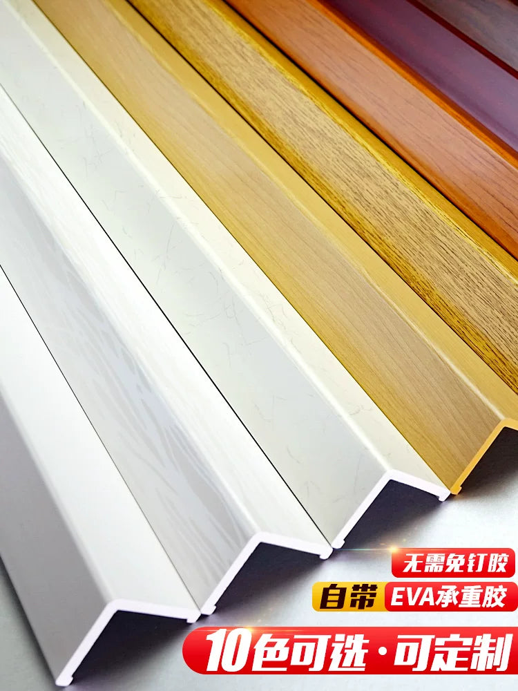 Gladiator Wood Grain Corner Guard Wall Protector No-Drill Decorative Edge Trim