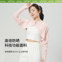 Women's Nylon Ice Silk Sun Protection Shawl for Outdoor Cycling - Lightweight, Breathable, UV Protection Jacket