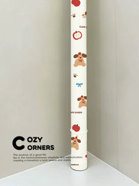 Cute Puppy Pipe Decorative Stickers for Kitchen Drain Pipe Cover-up and Beautification