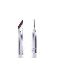 3-Piece Angled Eyeliner and Eyebrow Brush Set for Beginners