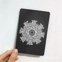 Black Cardstock for Art and Craft Projects, 350gsm Square and Rectangular Sheets