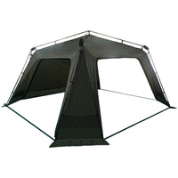 Mosqi Octagonal Portable Folding Camping Gazebo Tent for Family Outdoor Activities, Double-Layer Rainproof