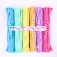 Macaron Color Chenille Stem DIY Craft Kit for Flower Bouquets and Crafts
