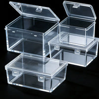 Desktop Storage Box with Lid, Transparent PP, A4/A3 Document Organizer for Stationery and Office Supplies