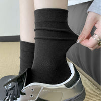 Cotton Loose Top Maternity Socks for Spring/Autumn/Summer - Breathable Mid-Calf Length