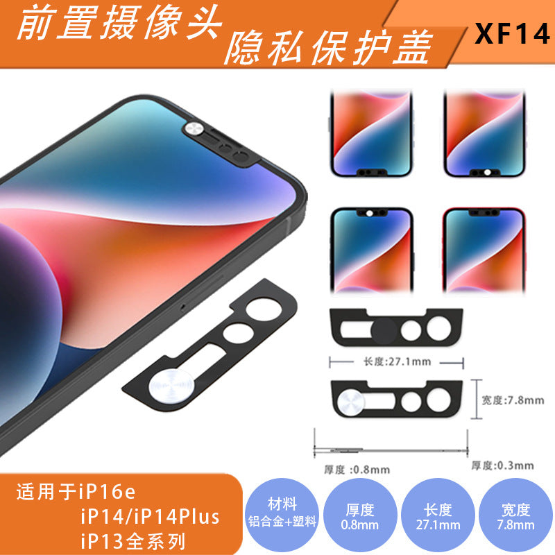 Privacy Camera Cover for iPhone 13/14 Series Front Lens