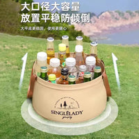 Portable Folding Basin for Outdoor Travel, Laundry, Foot Soaking, and Washing Vegetables
